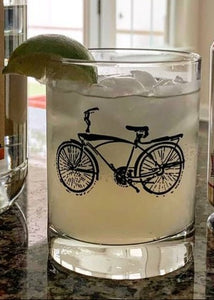 Bicycle 14oz. Double Old-Fashioned Glassware (Set of Two)