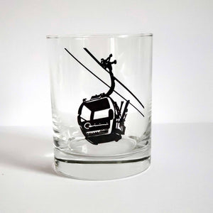 Ski Gondola 14oz. Double Old-Fashioned Glassware (Set of Two)