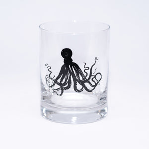 Octopus 14oz. Double Old-Fashioned Glassware (Set of Two)