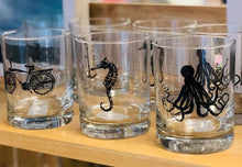 Load image into Gallery viewer, Seahorse 14oz. Double Old-Fashioned Glassware (Set of Two)