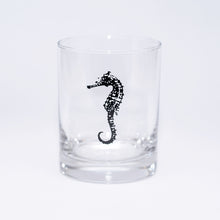 Load image into Gallery viewer, Seahorse 14oz. Double Old-Fashioned Glassware (Set of Two)