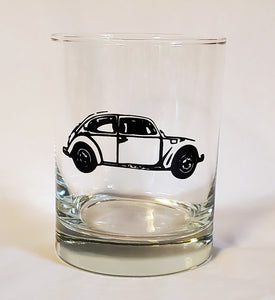 Volkswagen Bug 14oz. Double Old-Fashioned Glassware (Set of Two)