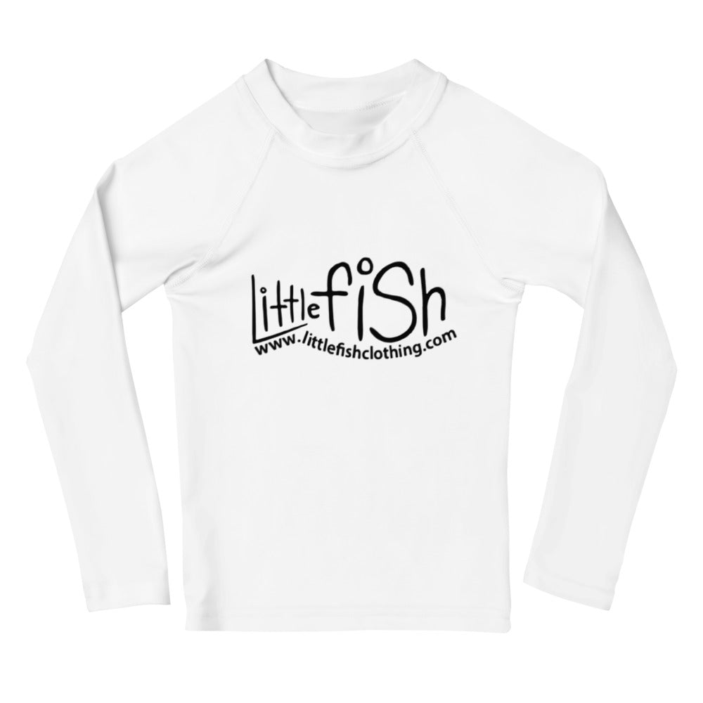 Little Fish Logo Little Kids Rash Guard