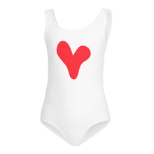 Load image into Gallery viewer, One Love Red Little Kids Swimsuit