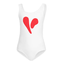 Load image into Gallery viewer, Two Parts One Heart Red Little Kids Swimsuit