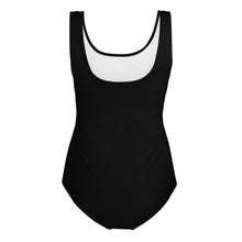Load image into Gallery viewer, One Love Pink/Black Big Kids Swimsuit