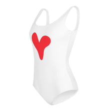 Load image into Gallery viewer, One Love Red Big Kids Swimsuit