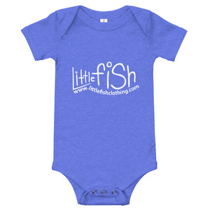 Little Fish Logo Tiny Kids Onesie