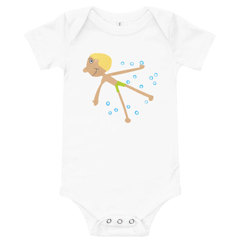 The Swimmer Tiny Kids Onesie