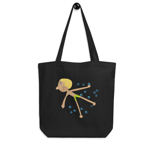 The Swimmer Small Organic Eco Tote