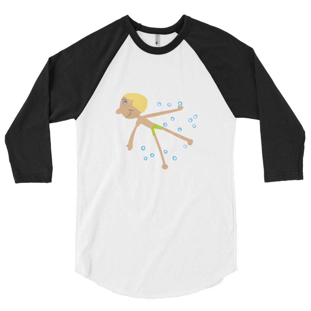 The Swimmer Grown Ups Raglan