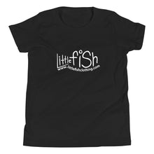 Load image into Gallery viewer, Little Fish Logo Big Kids Short Sleeve Tee