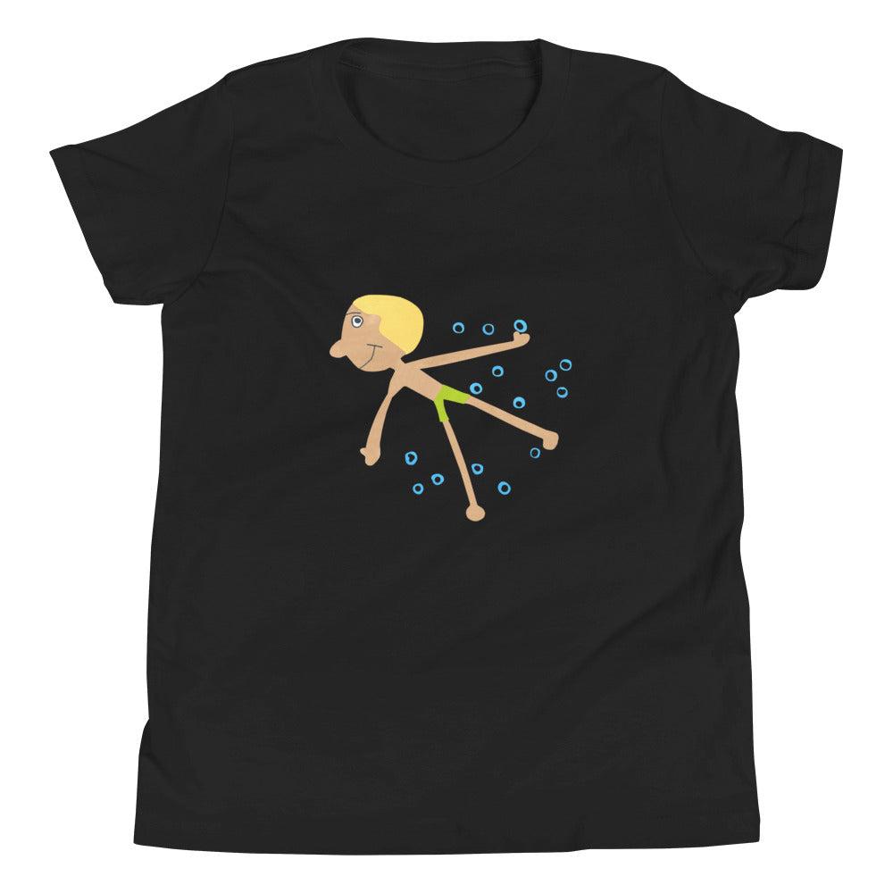 The Swimmer Big Kids Short Sleeve Tee
