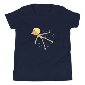 The Swimmer Big Kids Short Sleeve Tee